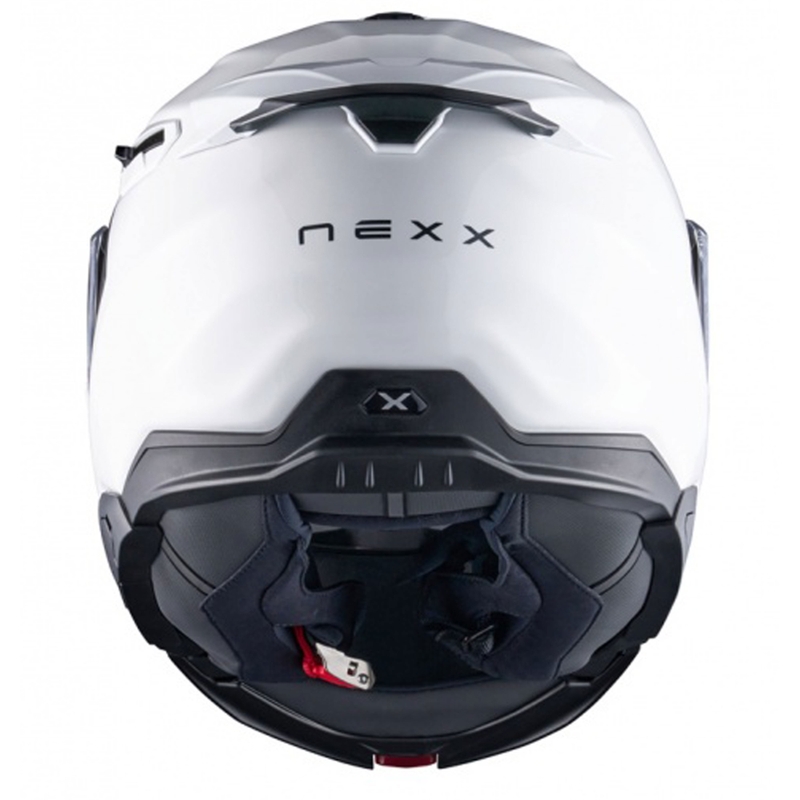 Nexx X.Lifetour Plain matēta balta flip-up motocikla ķivere
