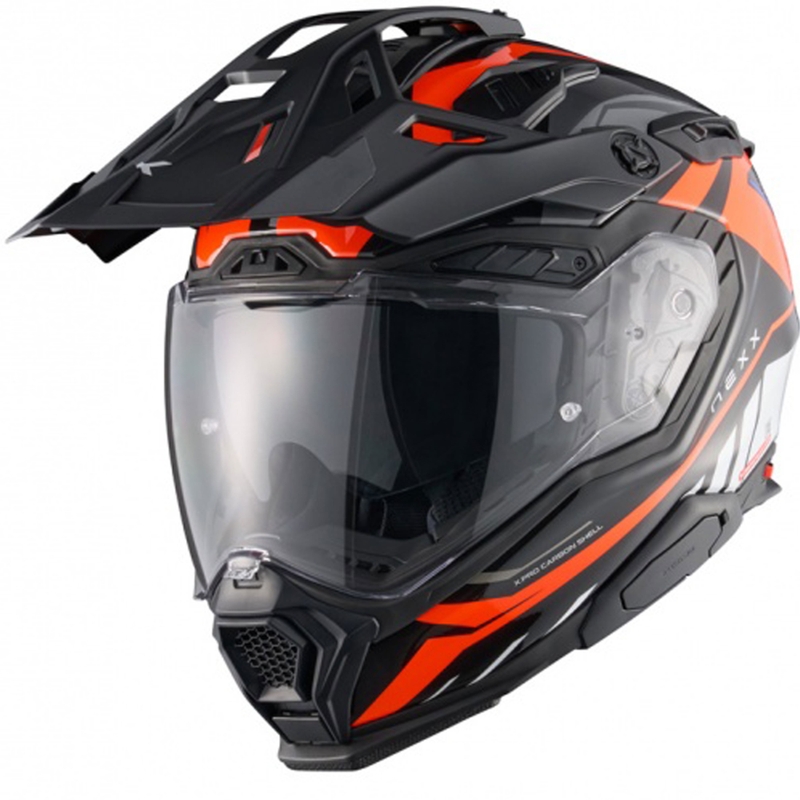 Enduro motociklu ķivere Nexx X.WED3 Gobi oranžā un baltā krāsā izpārdošana
