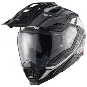 Enduro motociklu ķivere Nexx X.WED3 Gobi balta-pelēka