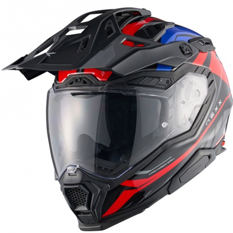 Enduro motociklu ķivere Nexx X.WED3 Gobi zili-sarkana