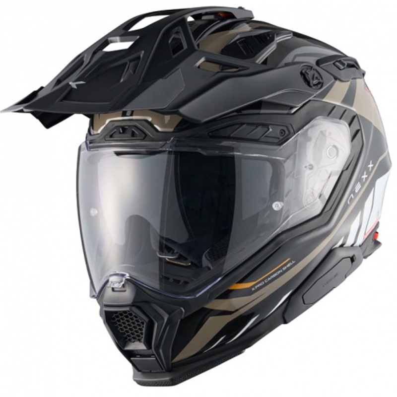 Enduro motociklu ķivere Nexx X.WED3 Gobi sand-white
