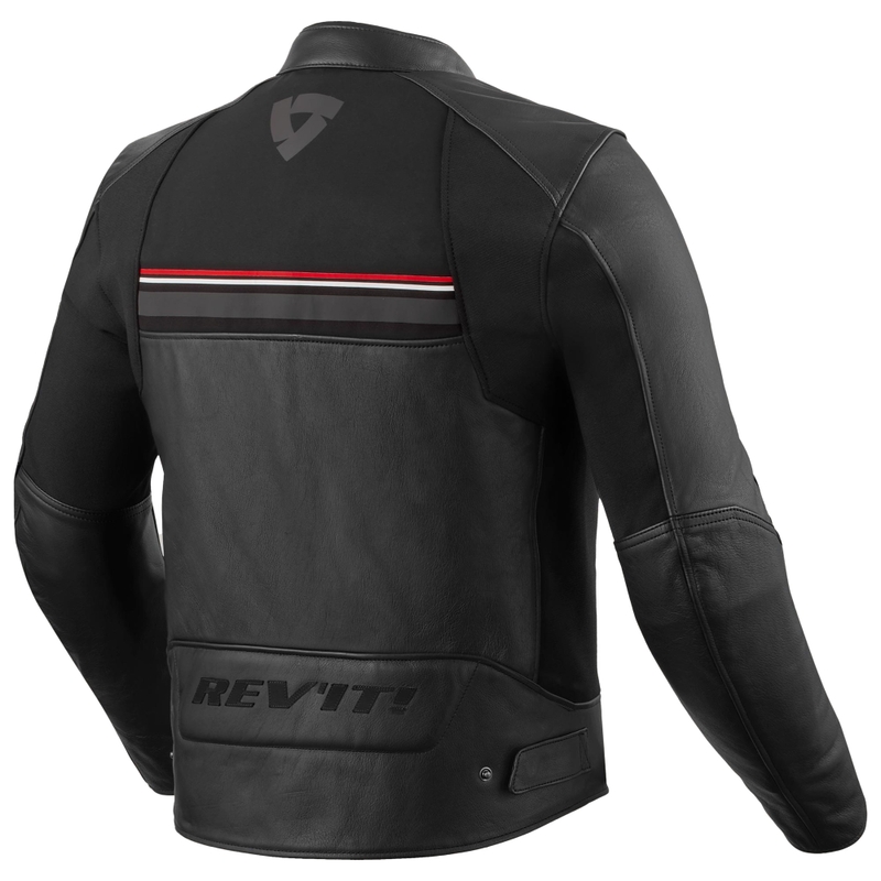 Revit Mile 2 motocikla jaka melna un sarkana