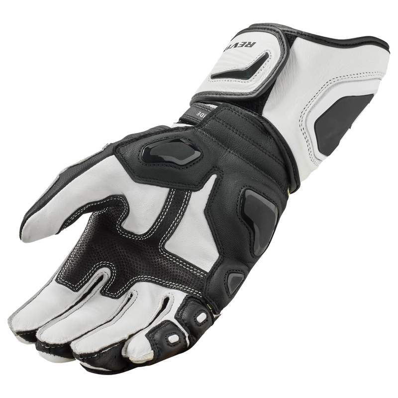 Motocikla cimdi Revit Jerez 4 white-black