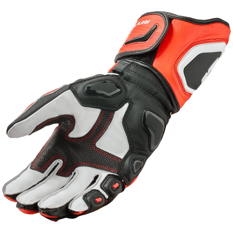 Motocikla cimdi Revit Jerez 4 fluo red-black