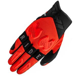 Motocikla cimdi Shima Drift sarkanīgi melni