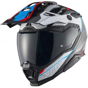 Enduro motociklu ķivere Nexx X.WED3 Furka zili-sarkana