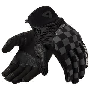 Revit Surge motocikla cimdi melni pelēki