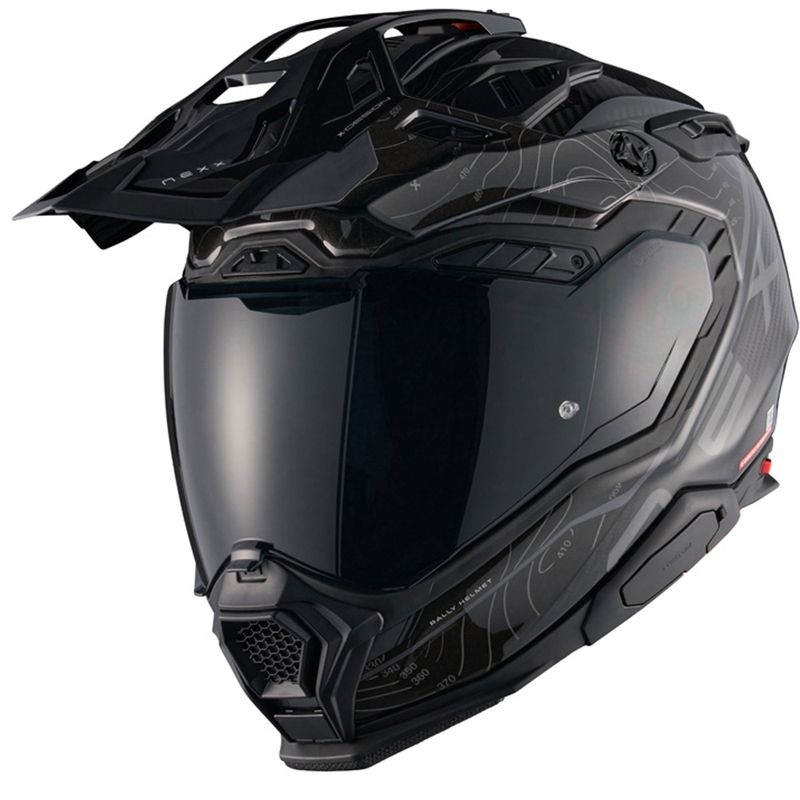Enduro motocikla ķivere Nexx X.WED3 Furka melns-pelēks