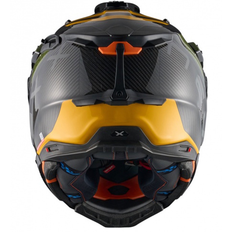 Enduro motocikla ķivere Nexx X.WED3 Furka zaļi dzeltena