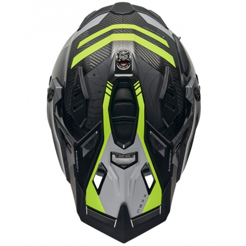 Enduro moto ķivere Nexx X.WED3 Furka pelēka-fluo dzeltena