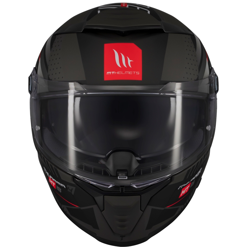 Pilna izmēra motocikla ķivere MT Thunder 4 SV Luminence matēti melna