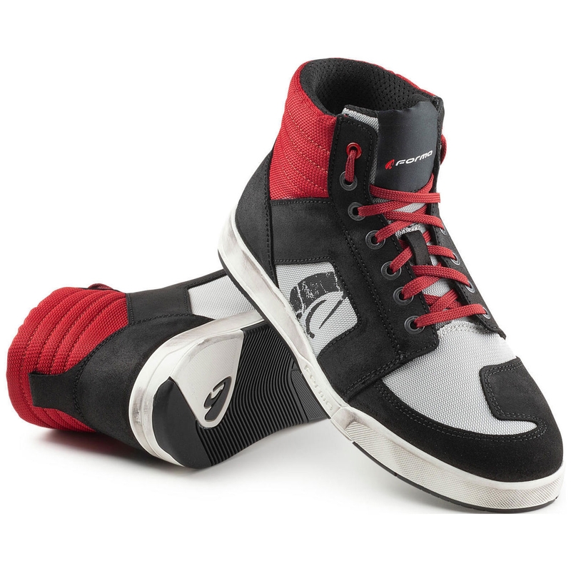 Forma Ground Dry Chicago Black-Red-Grey Motociklu zābaki