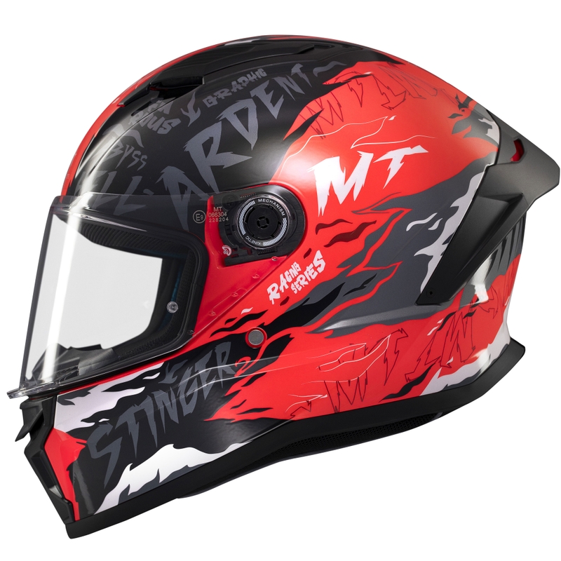 MT Stinger 2 Ardent integrālā motocikla ķivere melns-arkans