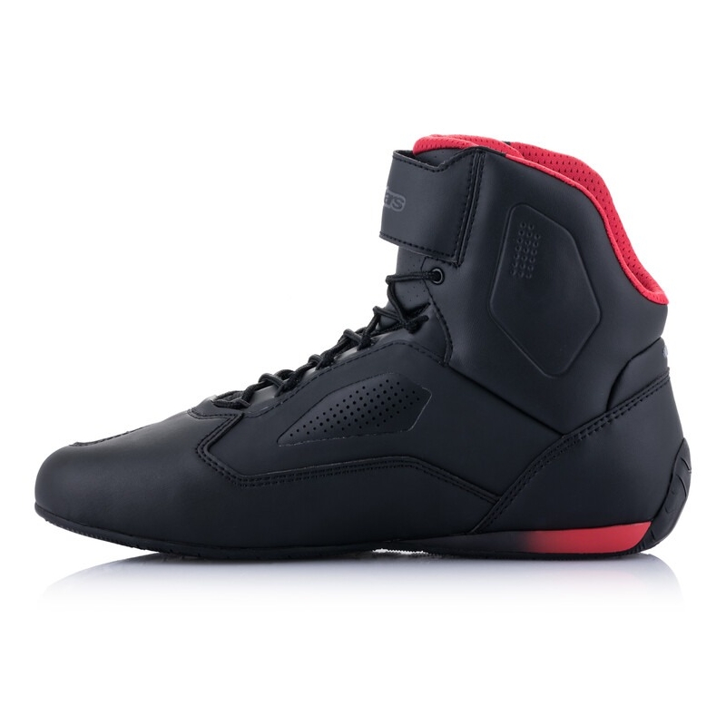 Alpinestars Faster 3 Rideknit Black-Red-Fluo Yellow-Grey Motociklu zābaki