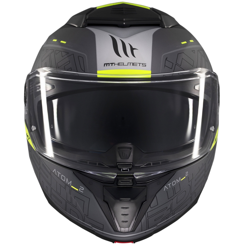 MT Atom 2 SV Destiny flip-up motociklu ķivere matēta, melna, pelēka
