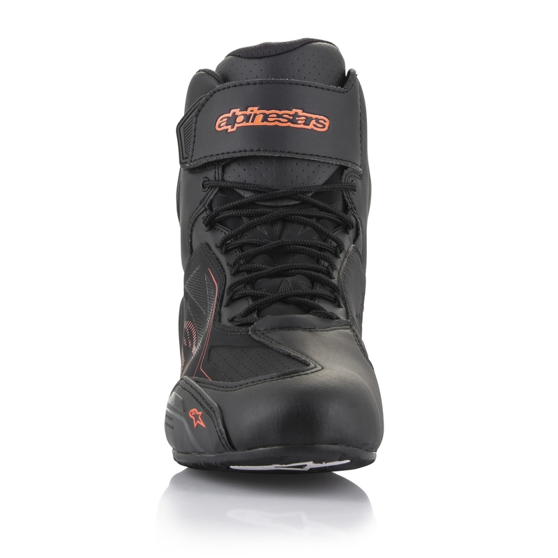 Alpinestars Faster 3 Drystar Black-Fluo Red motociklu zābaki