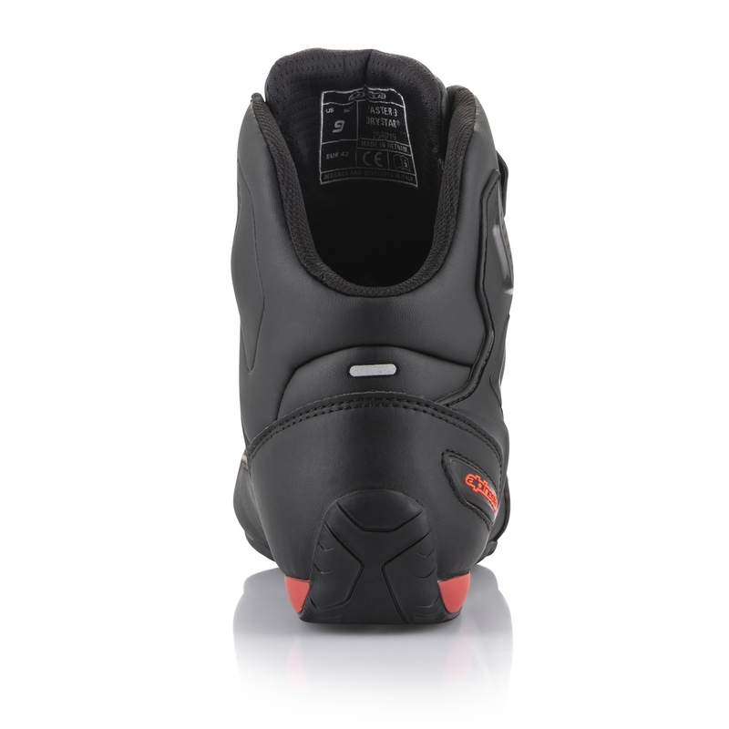 Alpinestars Faster 3 Drystar Black-Fluo Red motociklu zābaki