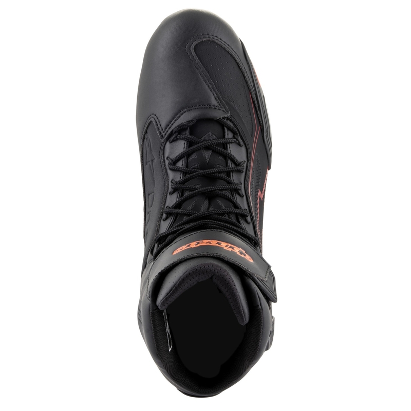 Alpinestars Faster 3 Drystar Black-Fluo Red motociklu zābaki