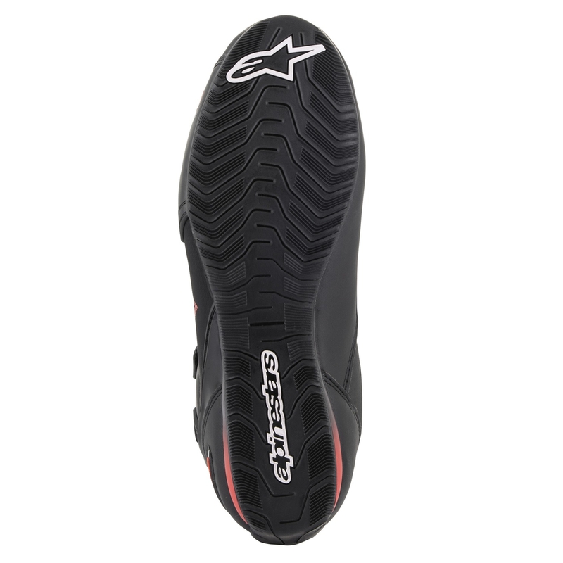 Alpinestars Faster 3 Drystar Black-Fluo Red motociklu zābaki