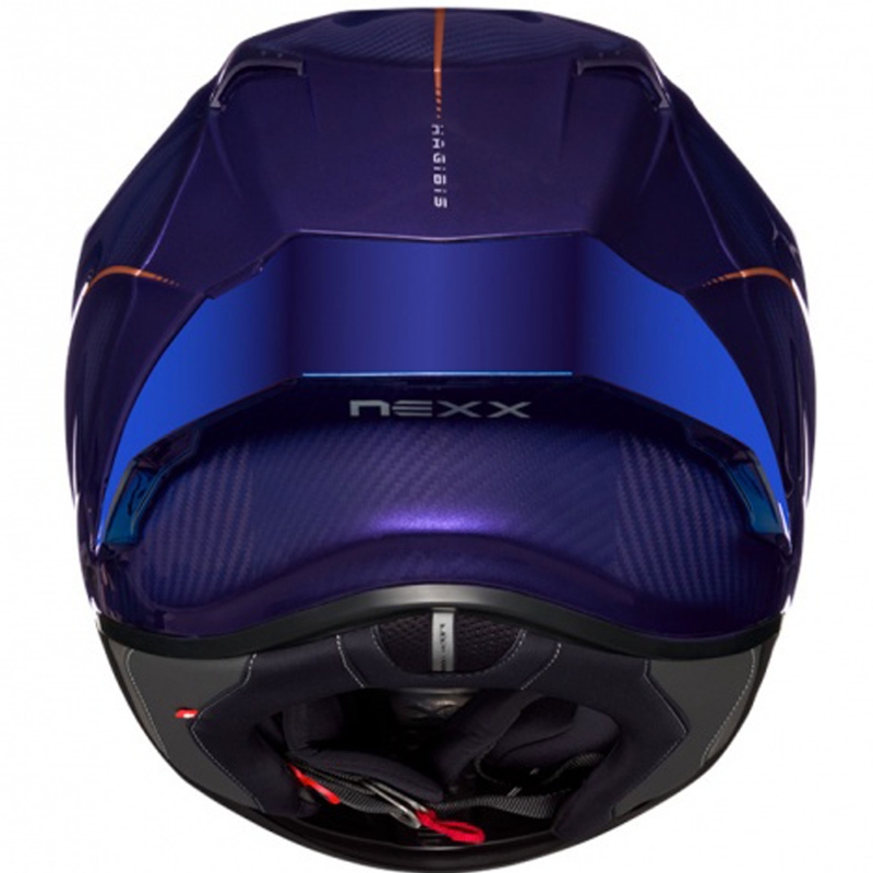 Integrēta ķivere motociklam Nexx X.R3R Hagibis Carbon purpursarkana