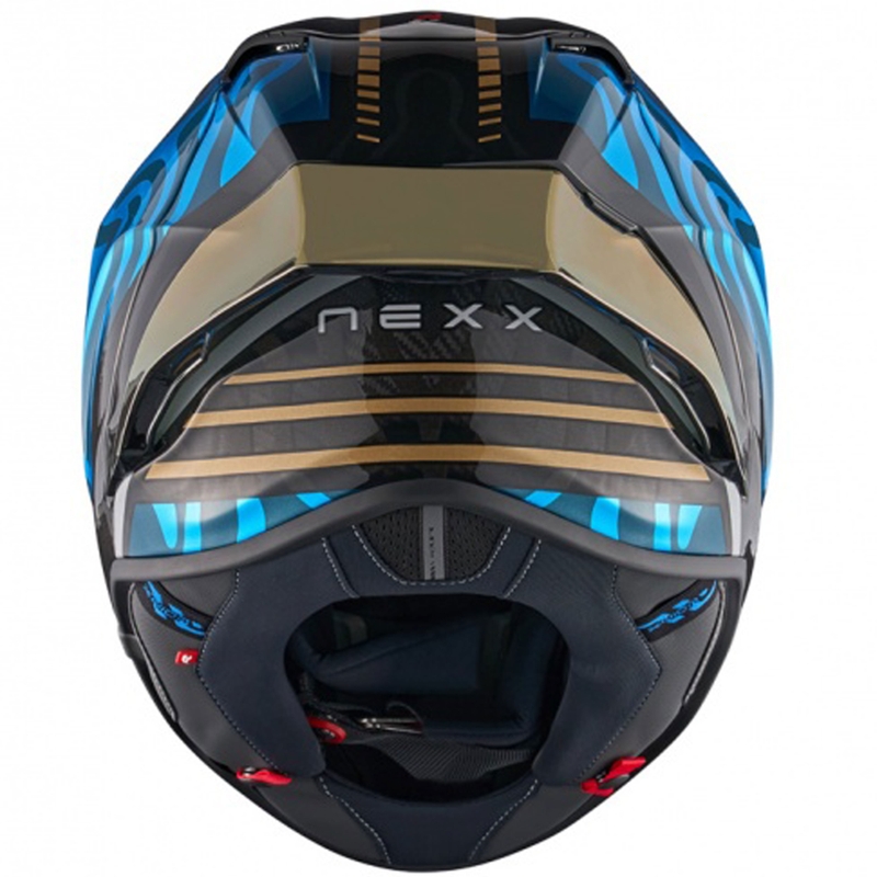 Nexx X.R3R Swirl integrālā motociklu ķivere tirkīza krāsā
