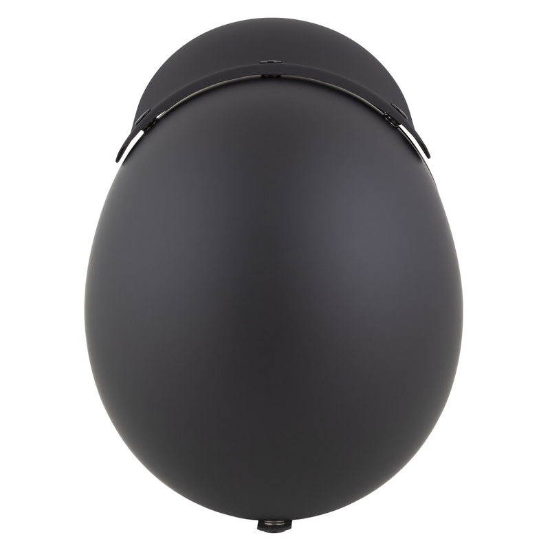 Cassida Oxygen 2.0 Solid Matte Black-Dark Grey Open motocikla ķivere