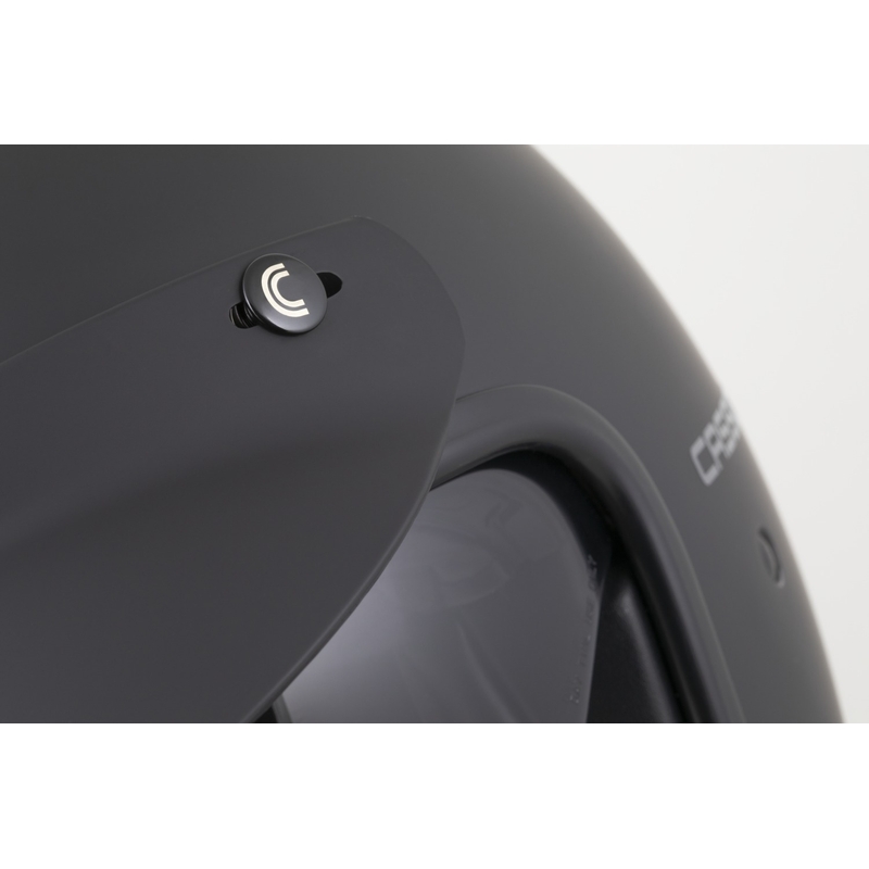 Cassida Oxygen 2.0 Solid Matte Black-Dark Grey Open motocikla ķivere