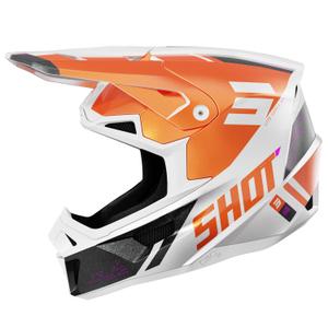 Motokrosa ķivere Shot Lite Ultra pearl orange