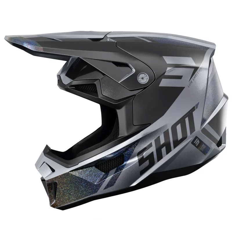 Motokrosa ķivere Shot Lite Ultra Matte Holographic