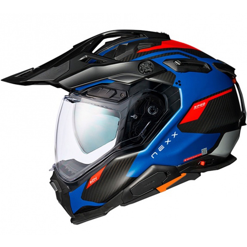 Enduro ķivere Nexx X.WED3 Keyo zili-sarkana izpārdošana