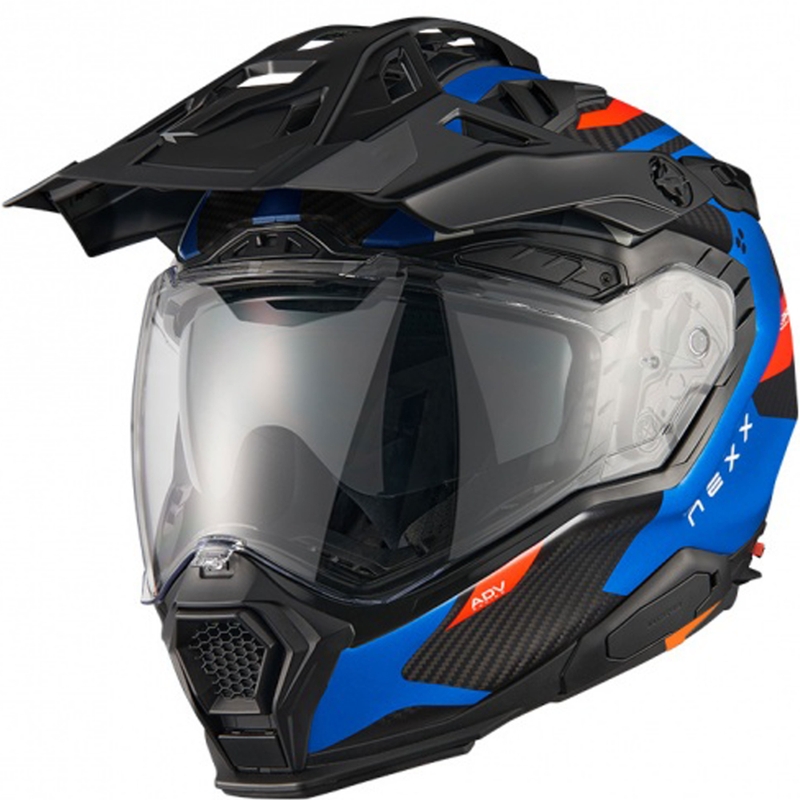 Enduro ķivere Nexx X.WED3 Keyo zili-sarkana izpārdošana