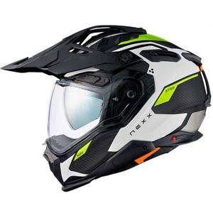 Enduro ķivere Nexx X.WED3 Keyo white-fluo green
