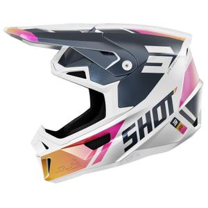 Motokrosa ķivere Shot Lite Ultra pearl blue-orange-pink