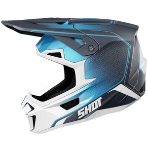 Motokrosa ķivere Shot Lite Challenger matēti zila