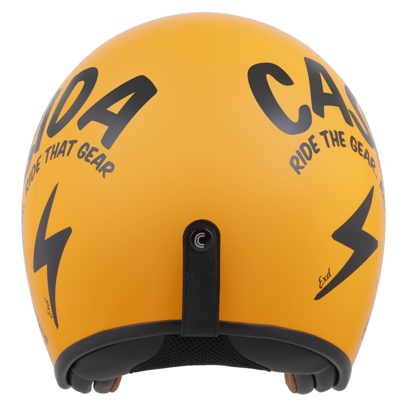Cassida Oxygen 2.0 Gear Open motociklu ķivere dzeltena un melna
