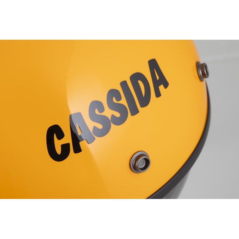 Cassida Oxygen 2.0 Gear Open motociklu ķivere dzeltena un melna