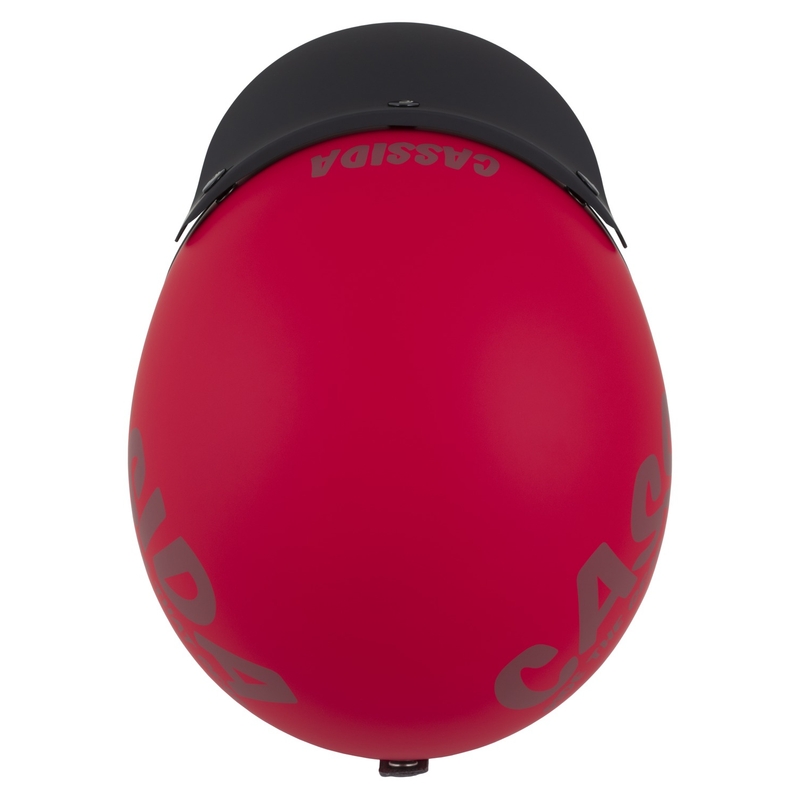 Cassida Oxygen 2.0 Gear atvērtā moto ķivere matēti sarkana-tumši sarkana