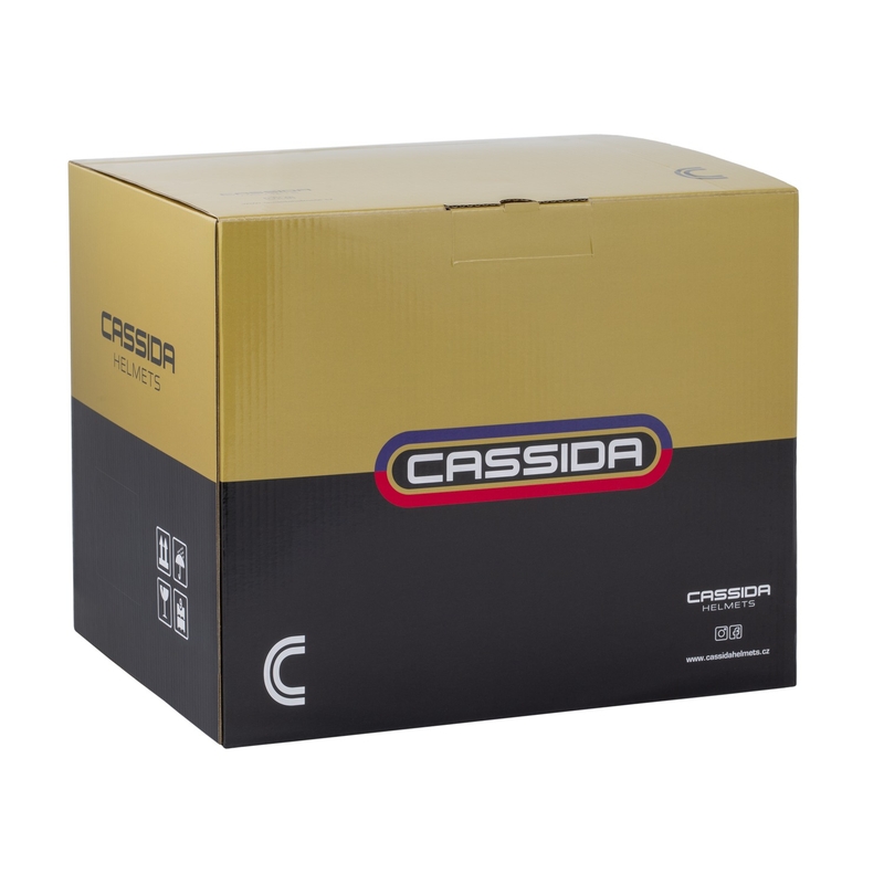 Cassida Oxygen 2.0 Gear atvērtā moto ķivere matēti sarkana-tumši sarkana