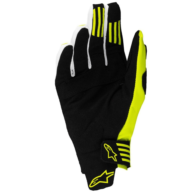 Alpinestars Techstar motokrosa cimdi melni-fluo dzelteni