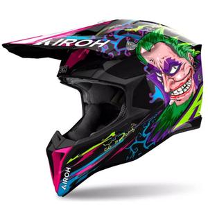 Motokrosa ķivere Airoh Wraaap Music multicolor