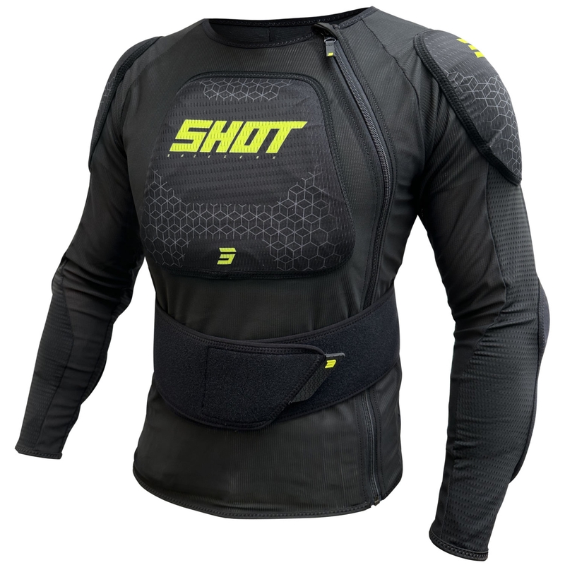 Ķermeņa aizsarglīdzeklis Shot Airlight melns-fluo dzeltens