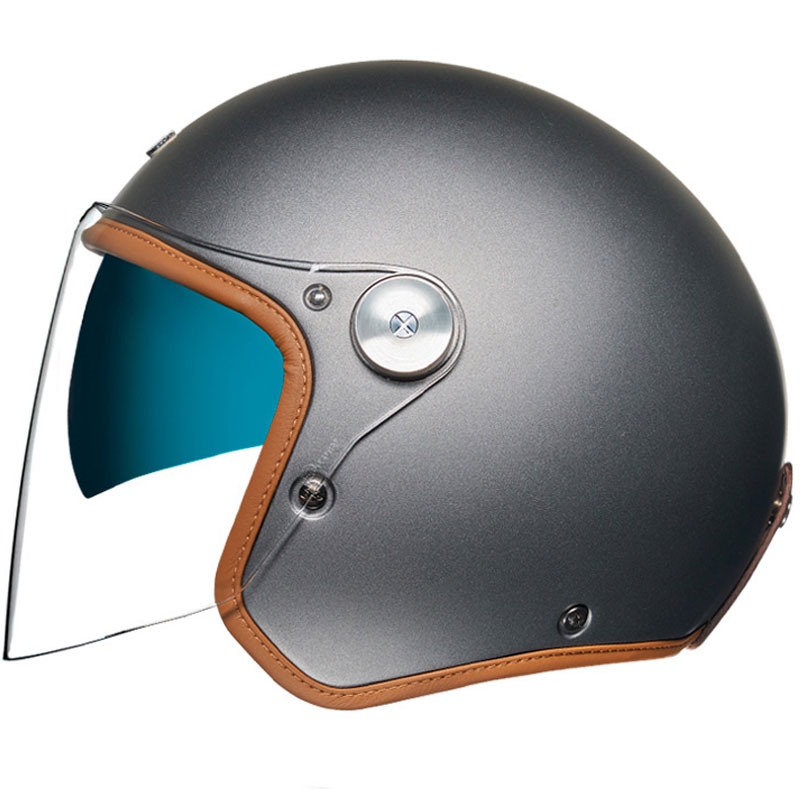 Atvērtā moto ķivere Nexx X.G30 Clubhouse SV tumši pelēka
