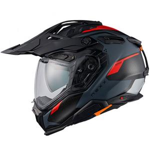 Enduro ķivere Nexx X.WED3 Keyo pelēk-sarkana