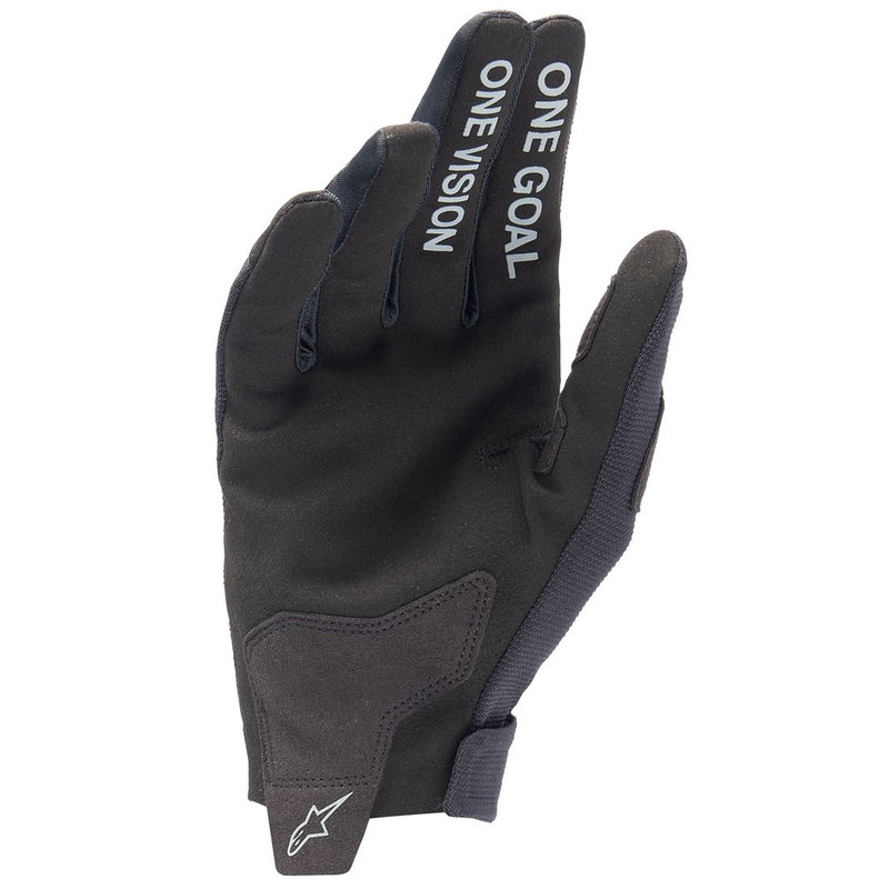 Alpinestars Radar bērnu motokrosa cimdi melni un sudraba krāsā