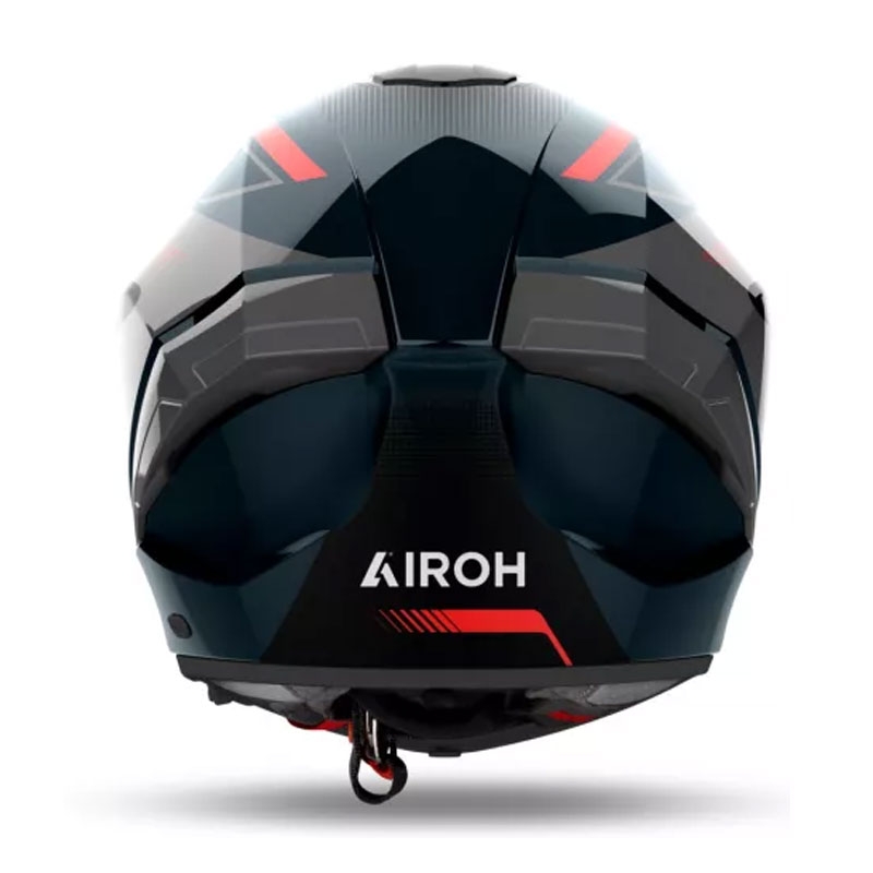 Integrālā motocikla ķivere Airoh MATRYX Wide melna-pelēka-sarkana