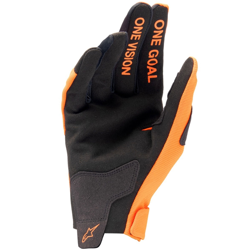 Dětské motokrosové rukavice Alpinestars Radar oranžovo-černé