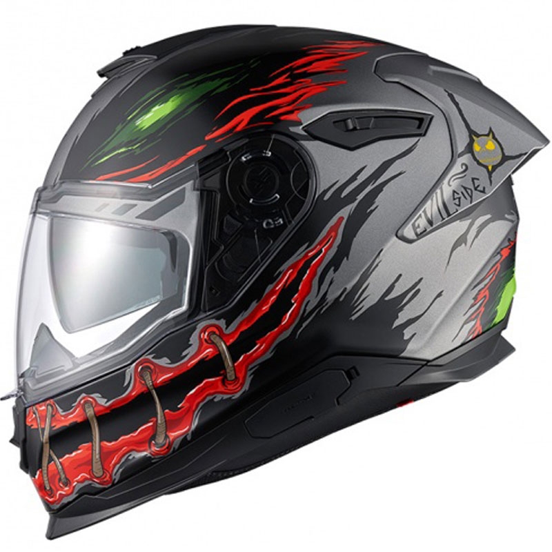 Integrální helma na motorku Nexx Y.100R Night Rider tmavě šedá