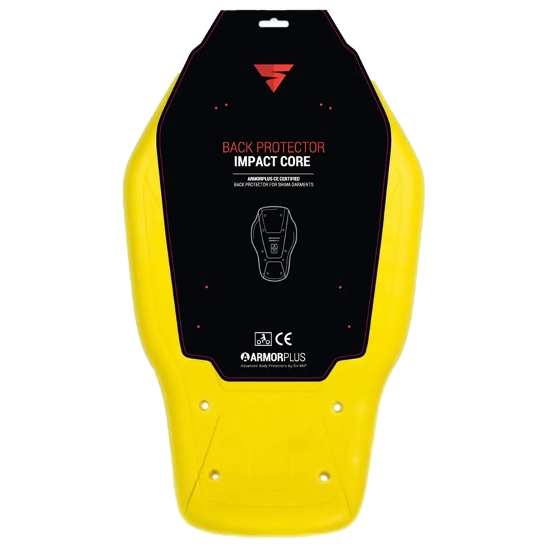 Mugurkaula aizsargs Shima Impact Core B-M dzeltens