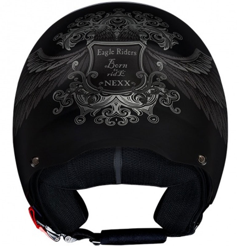 Atvērtā motociklu ķivere NEXX Y.10 EAGLE RIDER melns-pelēks izpārdošana