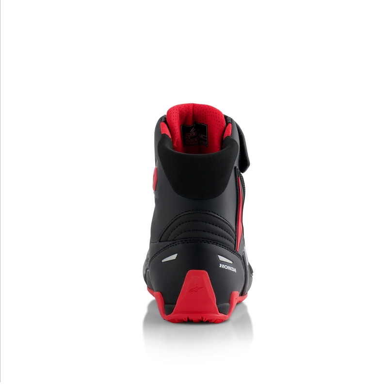 Alpinestars Faster-4 motocikla zābaki HONDA collection melni un sarkani